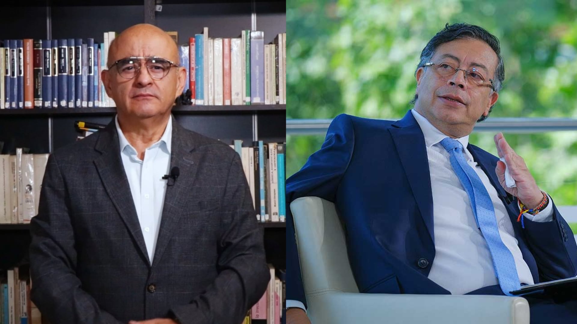 José Ismael Peña y Gustavo Petro.