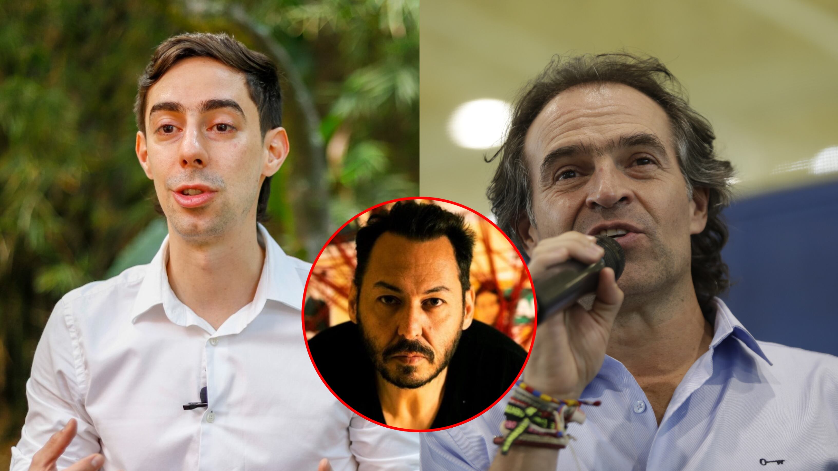 Juan Carlos Upegui y Federico Gutiérrez discutiendo por Daniel Mendoza de Matarife