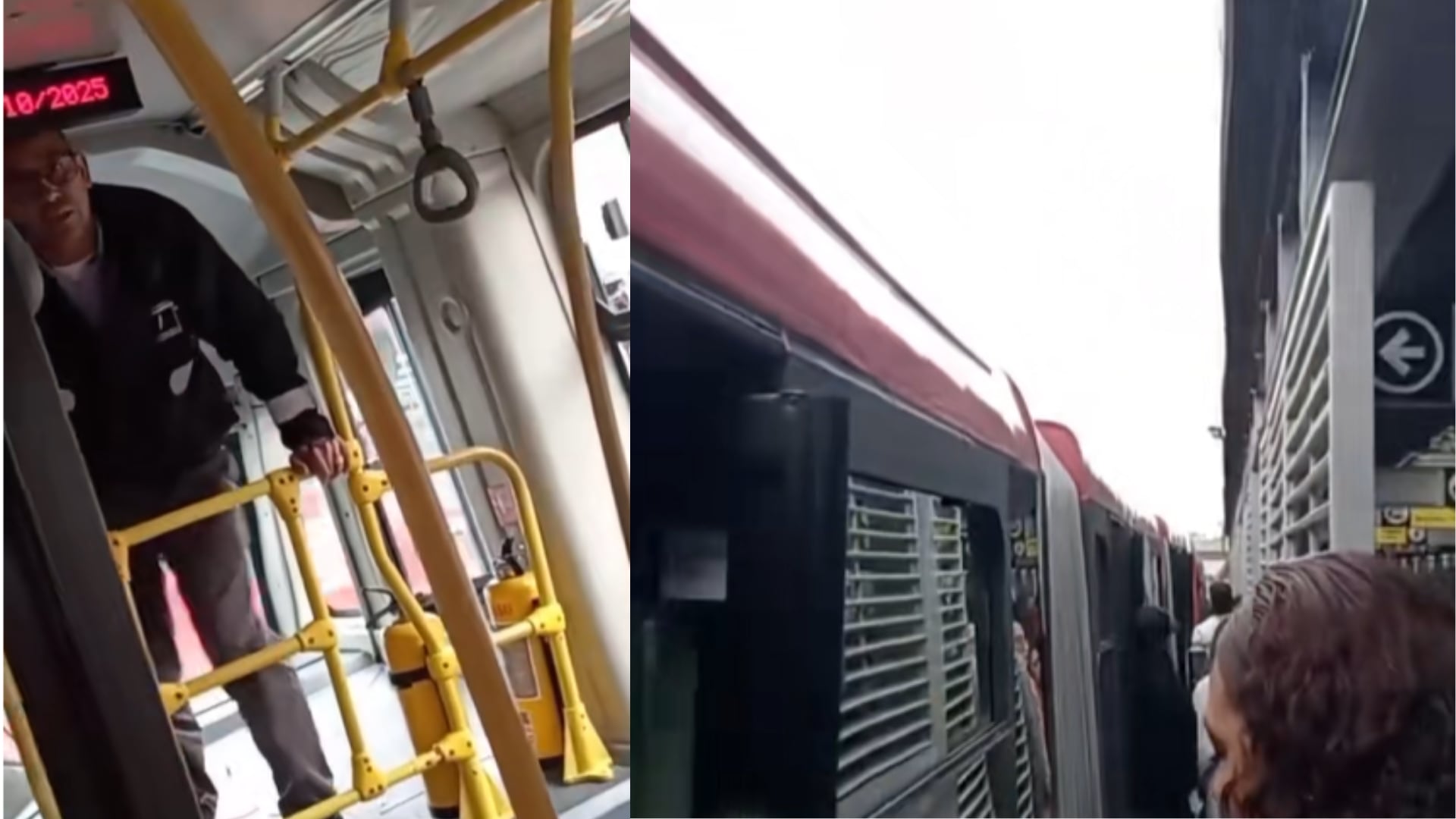Tansmilenio: Conductor le grito "sapa" a pasajera que lo increpó