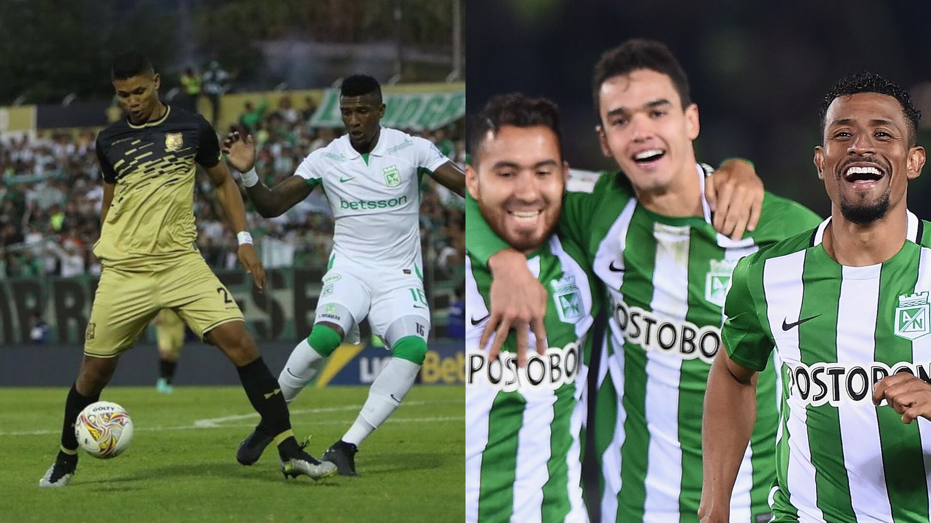 Águilas Doradas y Nacional - Fotos: Getty y redes sociales del equipo