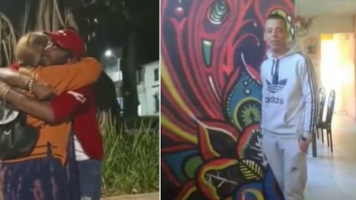 La madre viajó desde Argentina a buscar a su hijo.