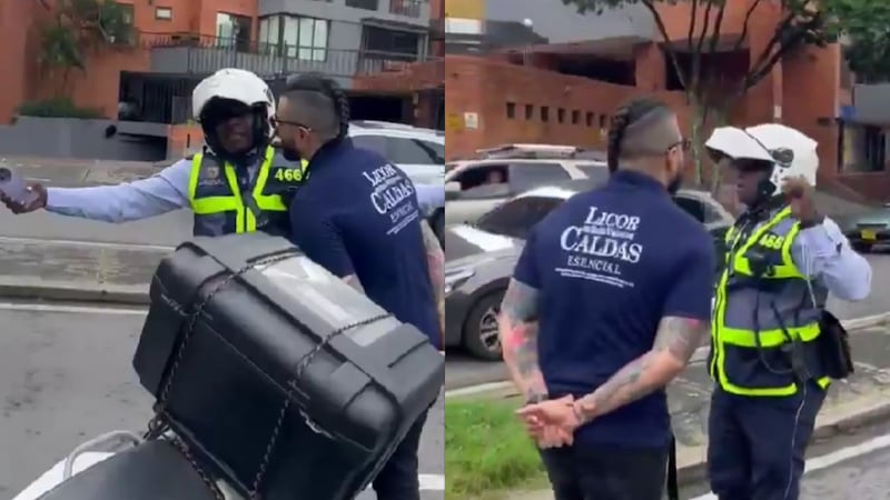 Agente de tránsito recibió indignantes insultos racistas por parte de un hombre en Cali: lo van a denunciar