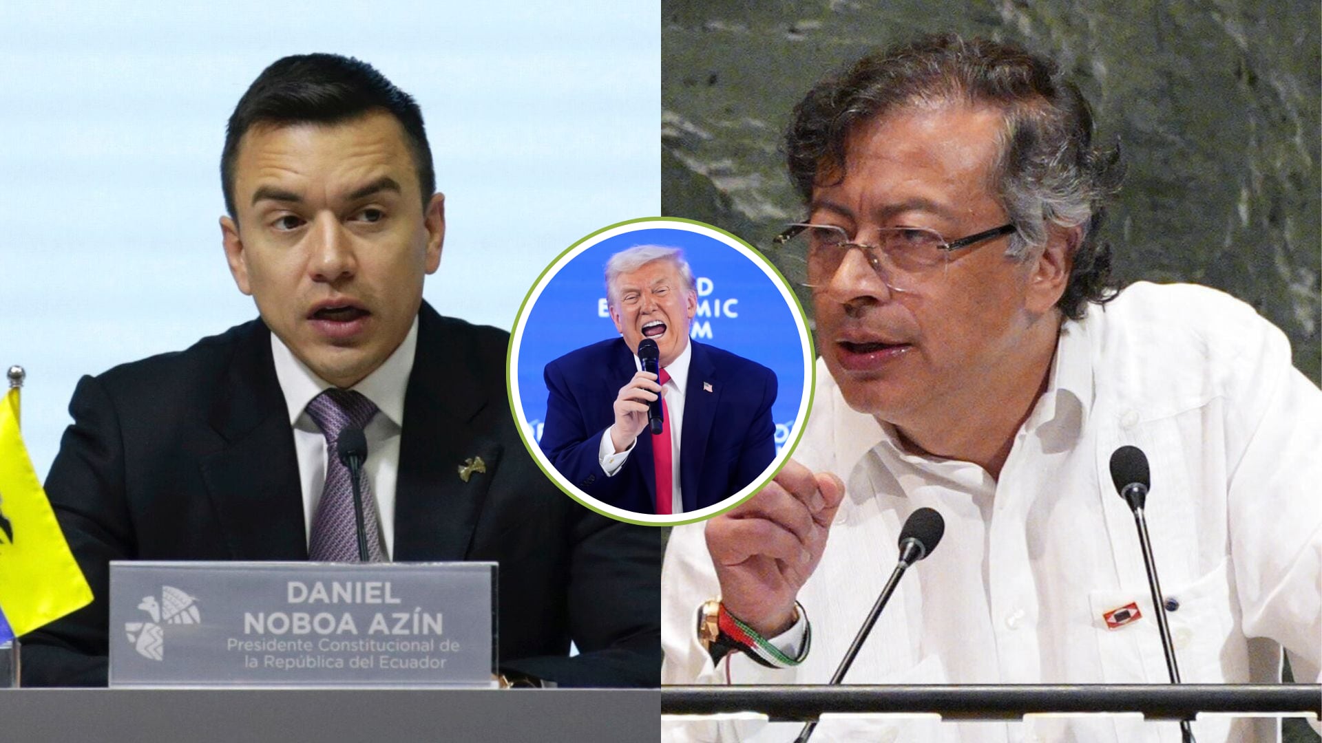 ¿Efecto Trump en los Andes? La presunta influencia de la “receta” de Davos en el arancel de Noboa a Colombia