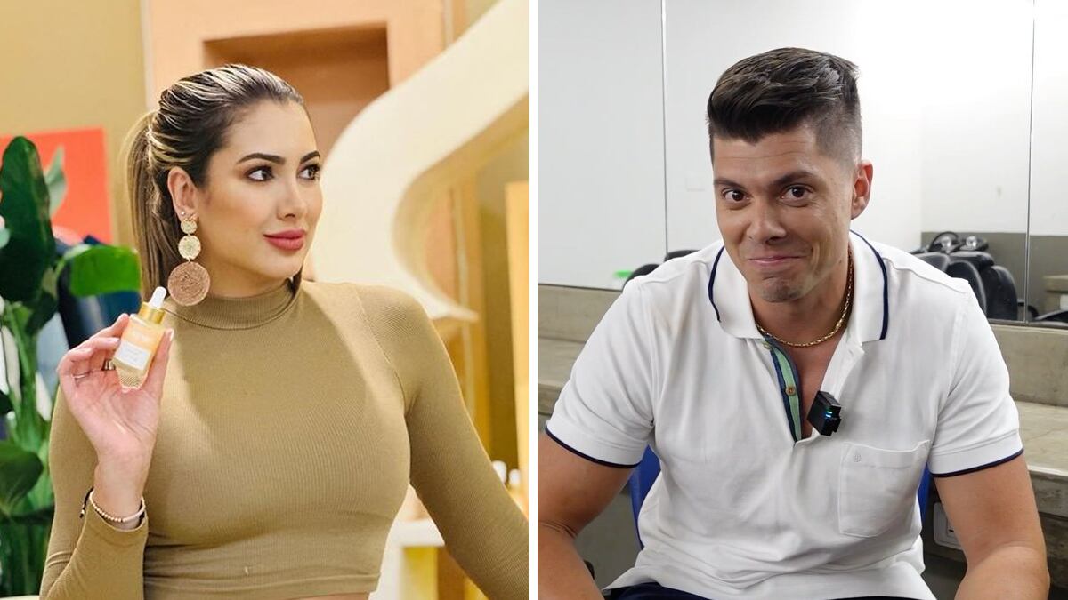 Nanis Ochoa e Ignacio Baladán desde sus redes sociales