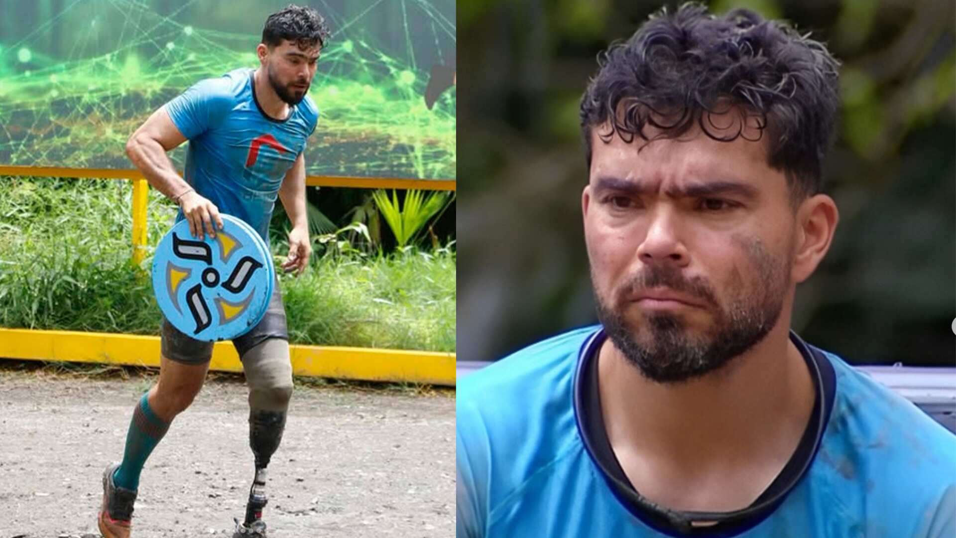 Pineda del Desafío del Siglo XXI quien perdió su pierna izquierda