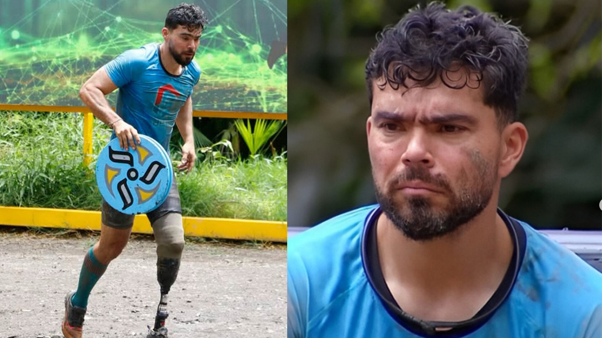 Pineda del Desafío del Siglo XXI quien perdió su pierna izquierda