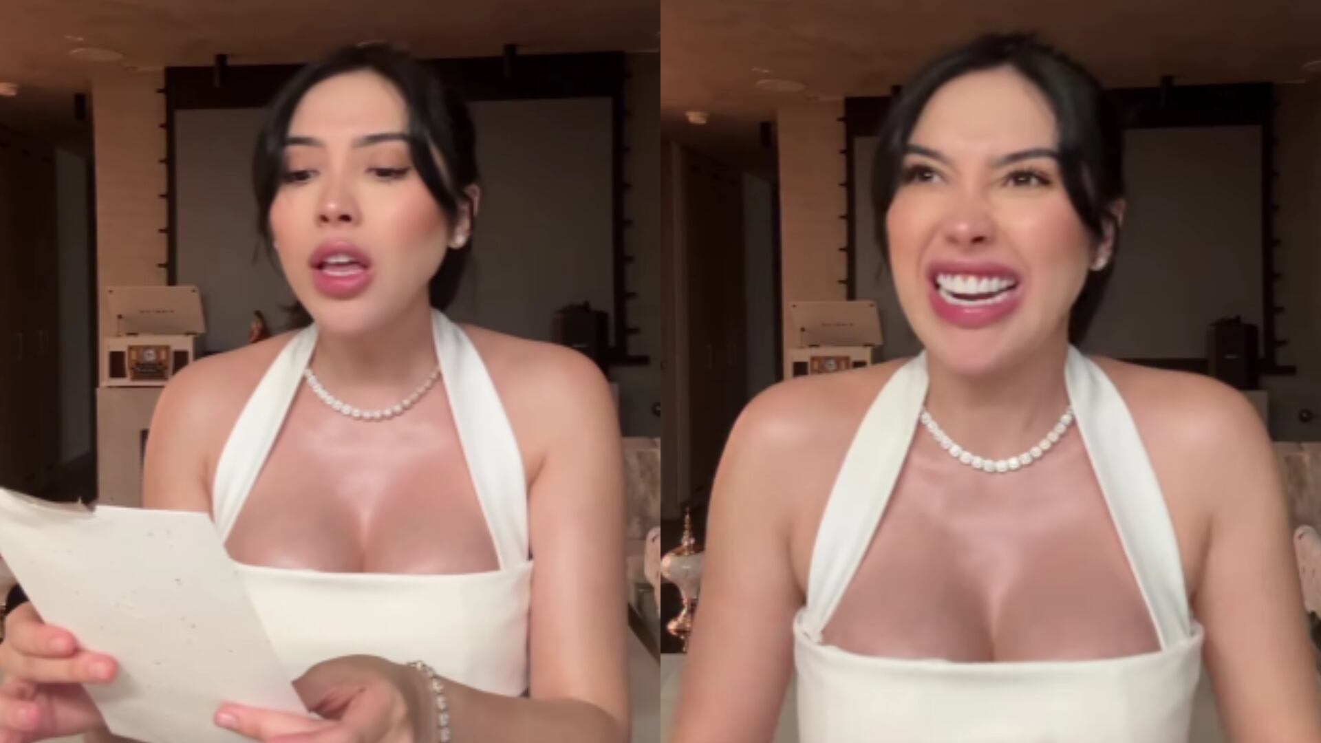 Aida mostró al hombre que la consoló tras terminar su relación