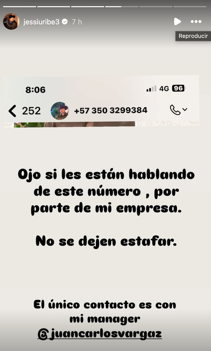 Jessi Uribe denunció millonarias estafas que están haciendo a su nombre