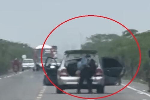“En manada”: hombres armados atracan carros con pasajeros en la Troncal del Caribe en La Guajira