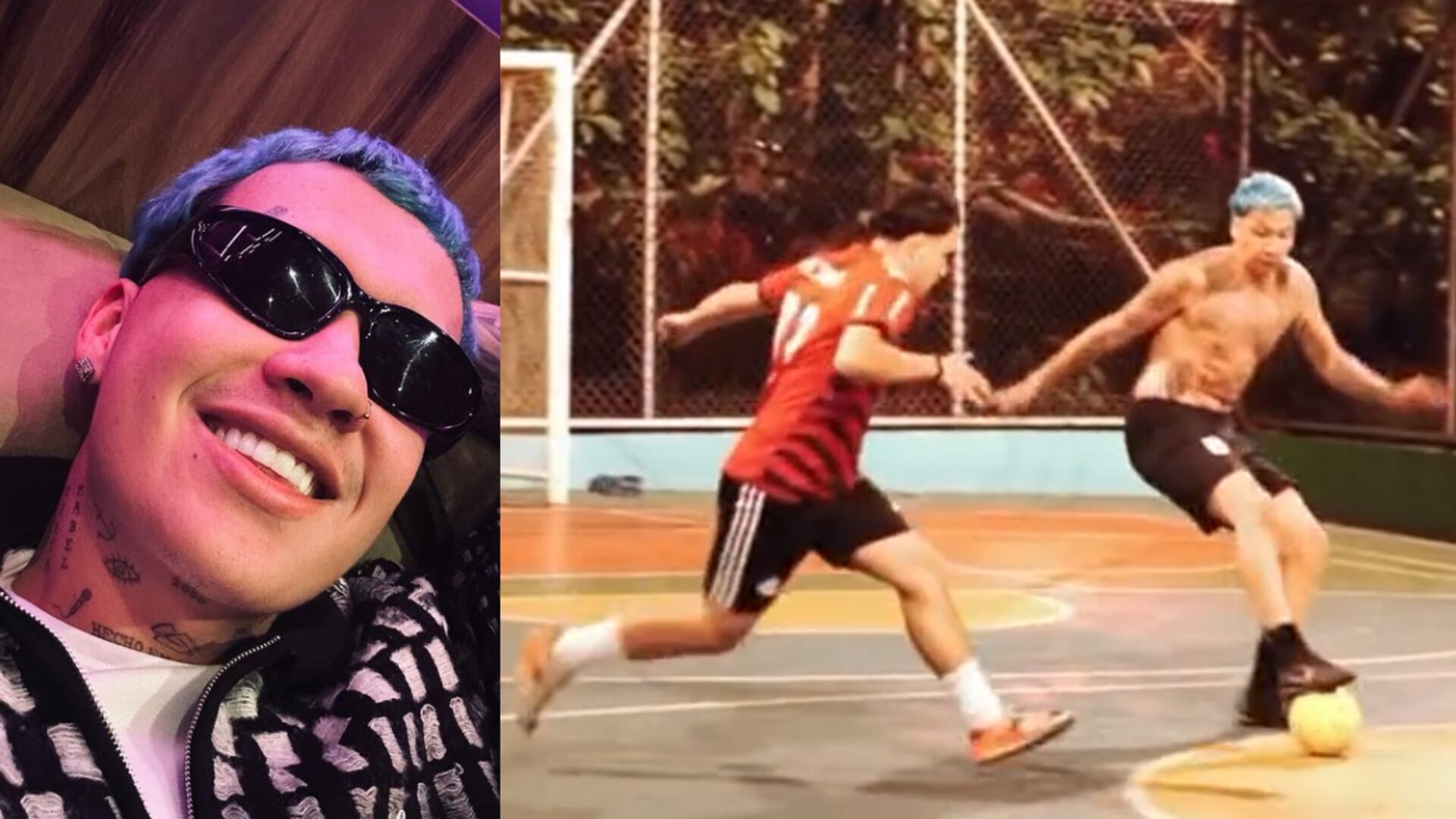 El Bendito derrochó talento en partido de micro callejero