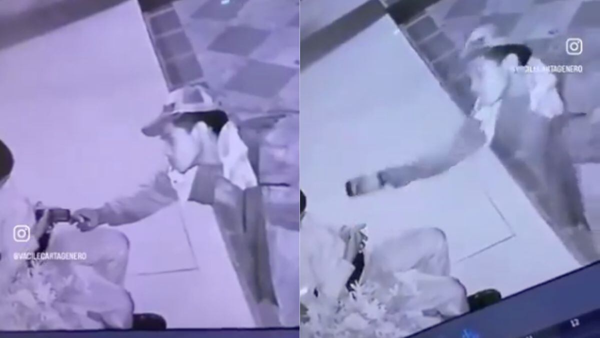 Ladrón robo a guarda de seguridad que se quedó dormido en Maicao.