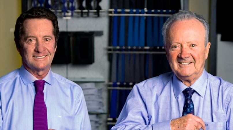 Arturo Calle y su hijo Carlos Arturo Calle