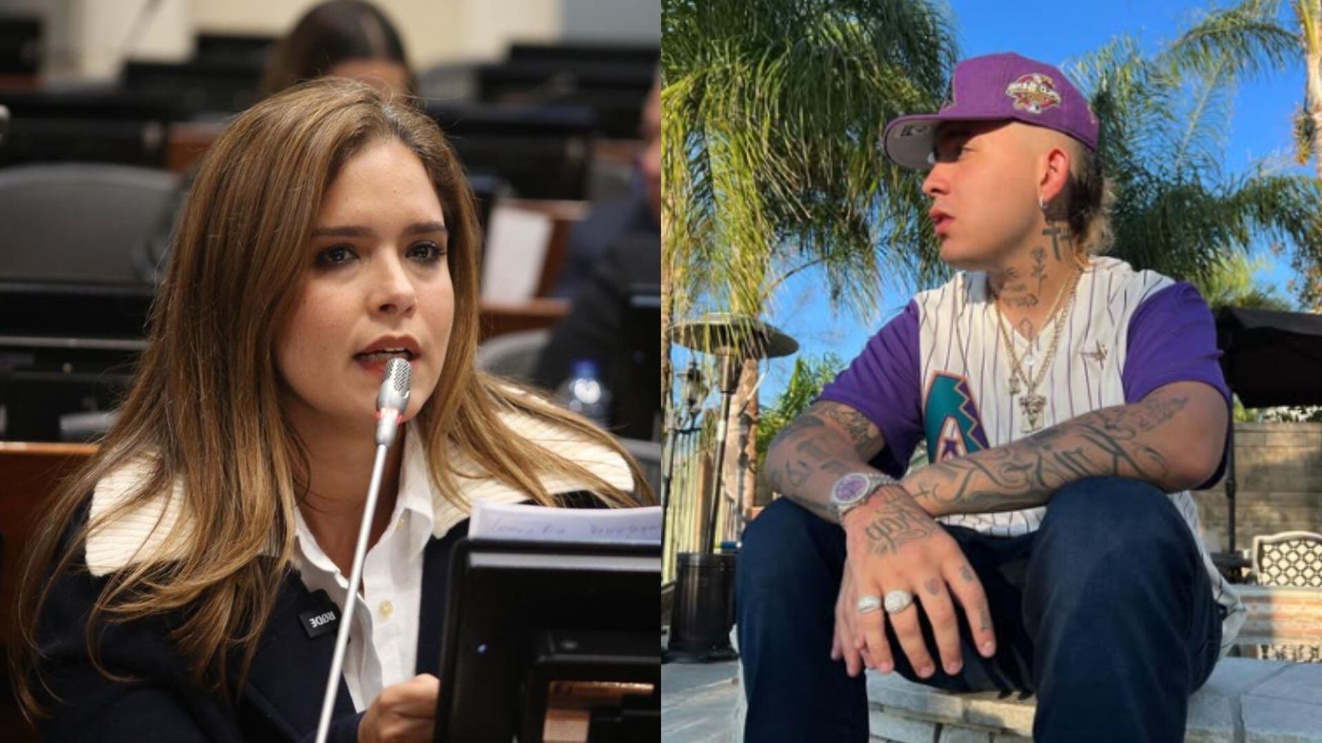 Kris R y senadora Katerin