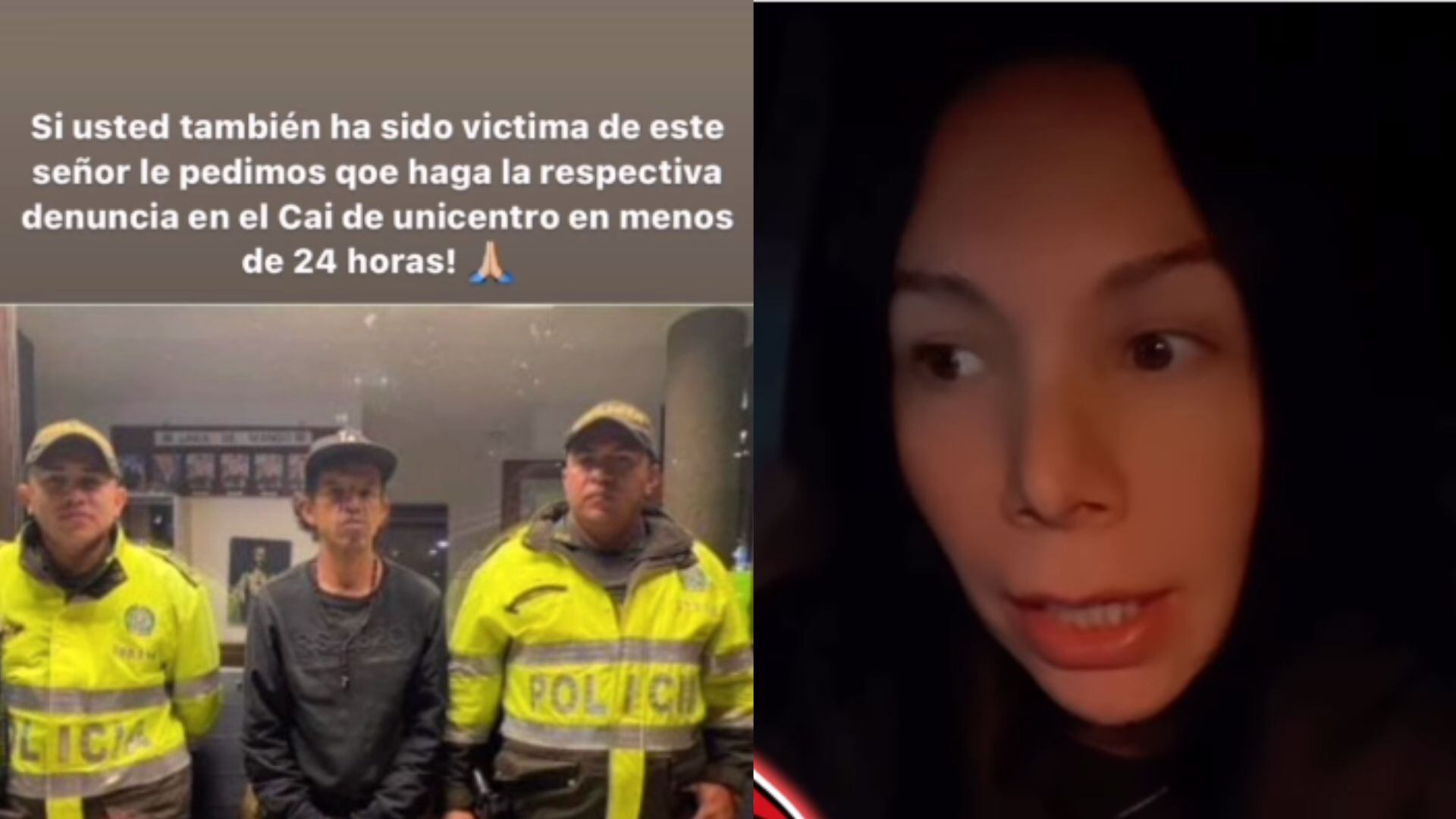 La policía lo capturó