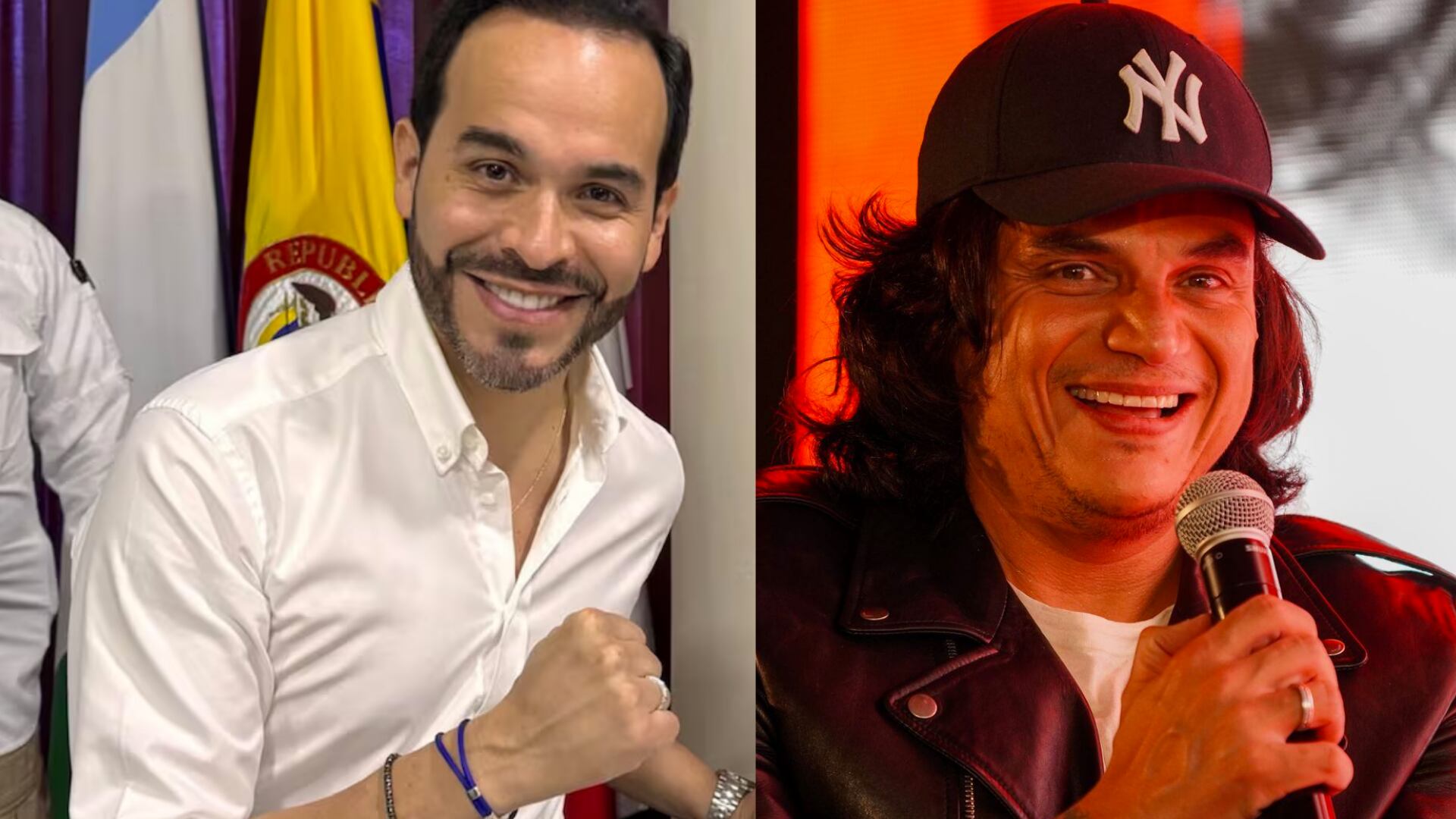 Abelardo de la Espriella y Silvestre Dangond.