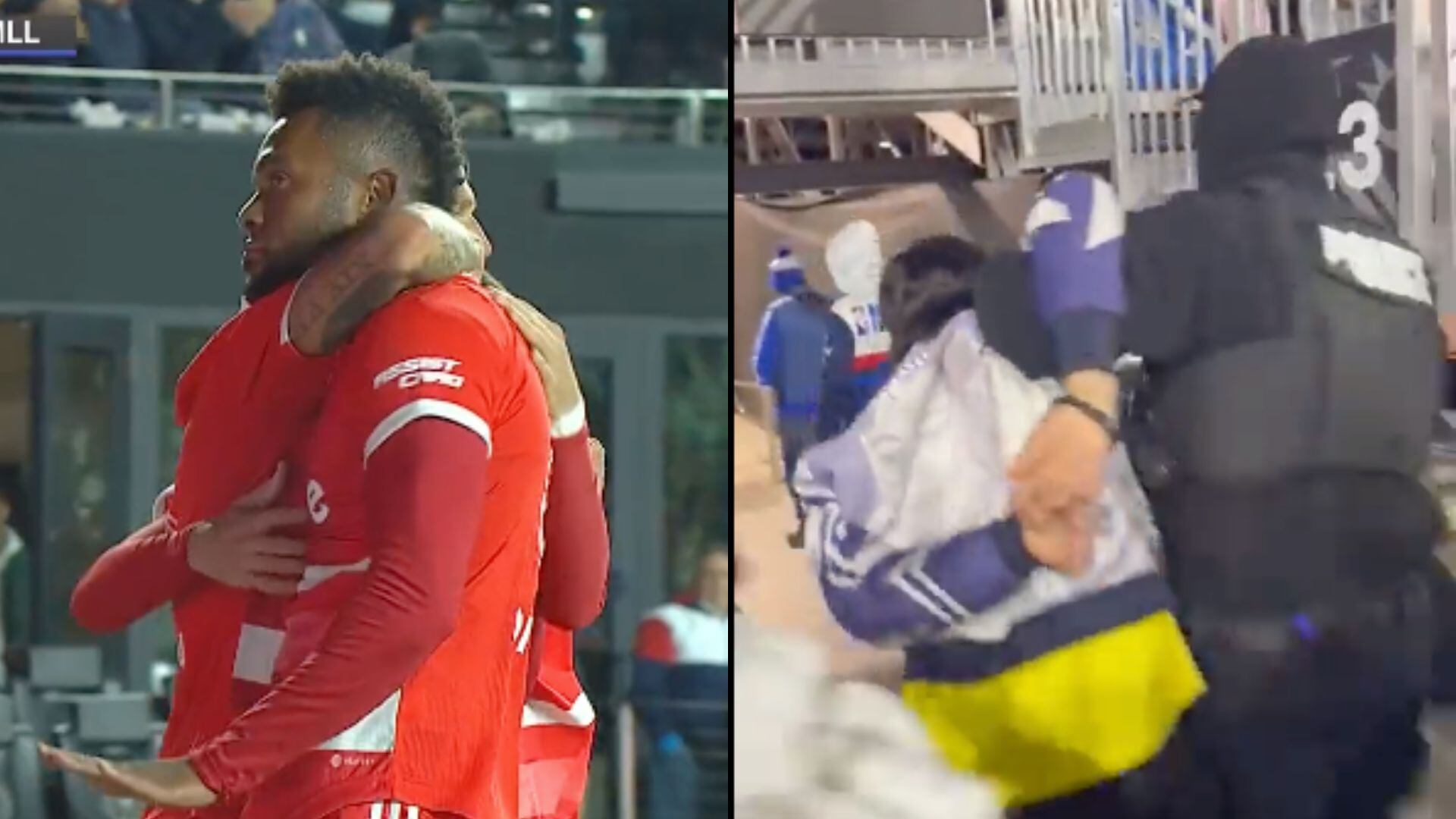 Algunos seguidores del 'Embajador' empañaron el partido ante River Plate con su mal comportamiento.