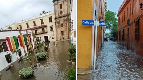 Este 1 de noviembre más de 20 barrios de Cartagena resultaron inundados por las fuertes lluvias