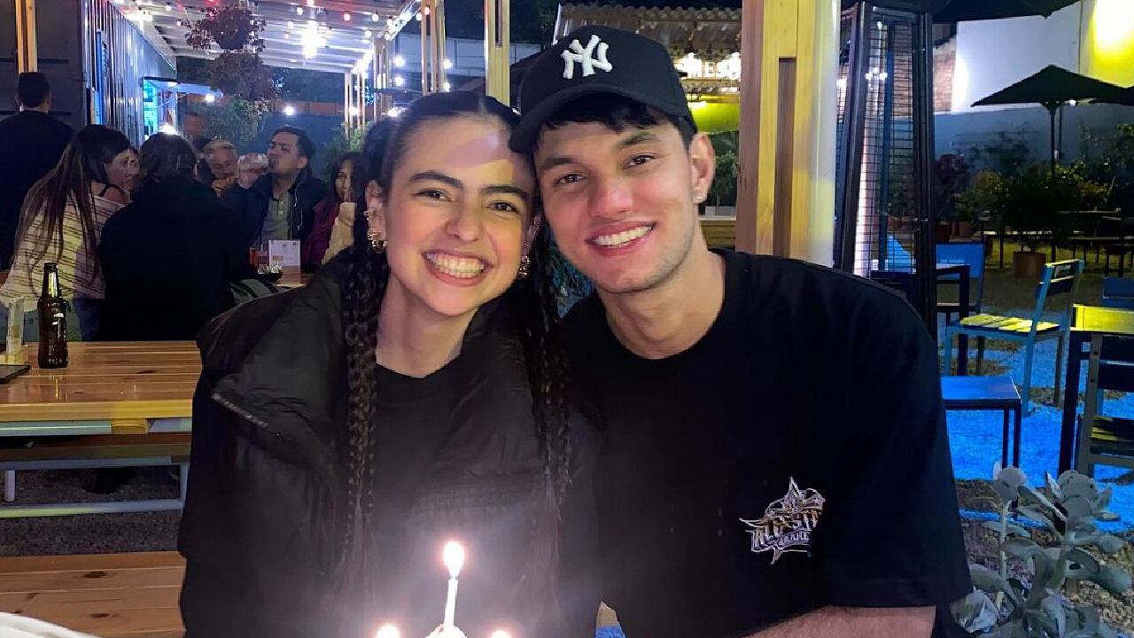 Michell Orozco y su esposo Camilo Henao