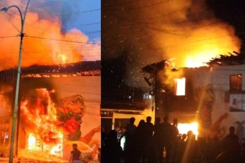 Videos de los momentos de pánico en Balboa, Cauca por explosión que generó grave incendio dejando 13 heridos