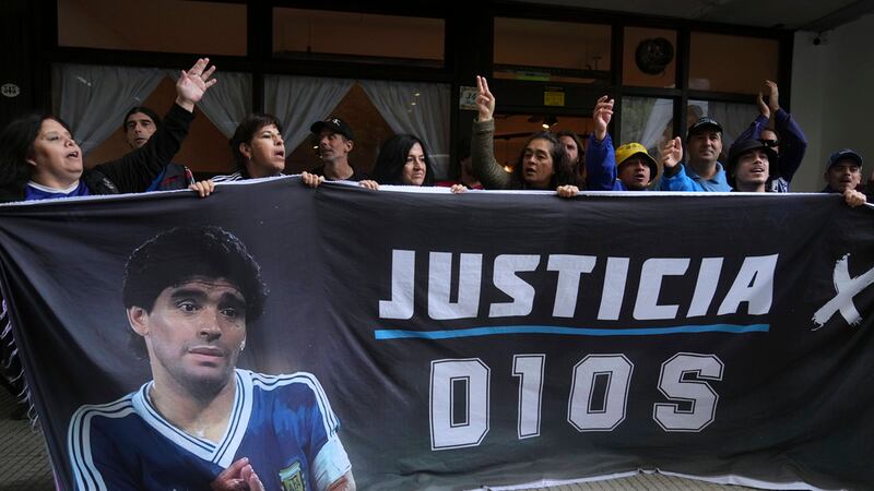 Revelan impactante foto de Maradona antes de fallecer en medio del juicio por homicidio contra los médicos que lo atendieron