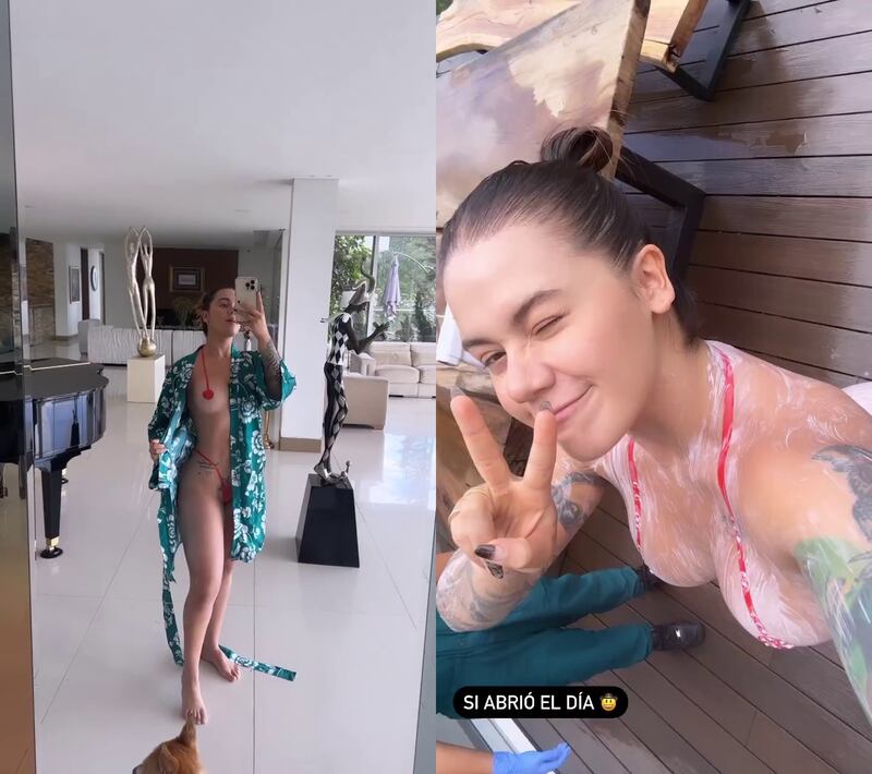 Cintia Cossio encendió las redes al posar con un revelador bikini