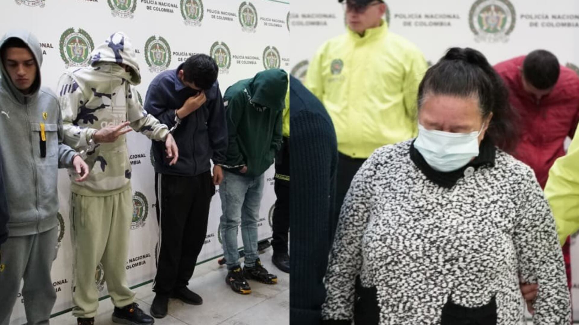 Captura de ‘Los Tideo’, banda delincuencial dedicada a la venta de estupefacientes.