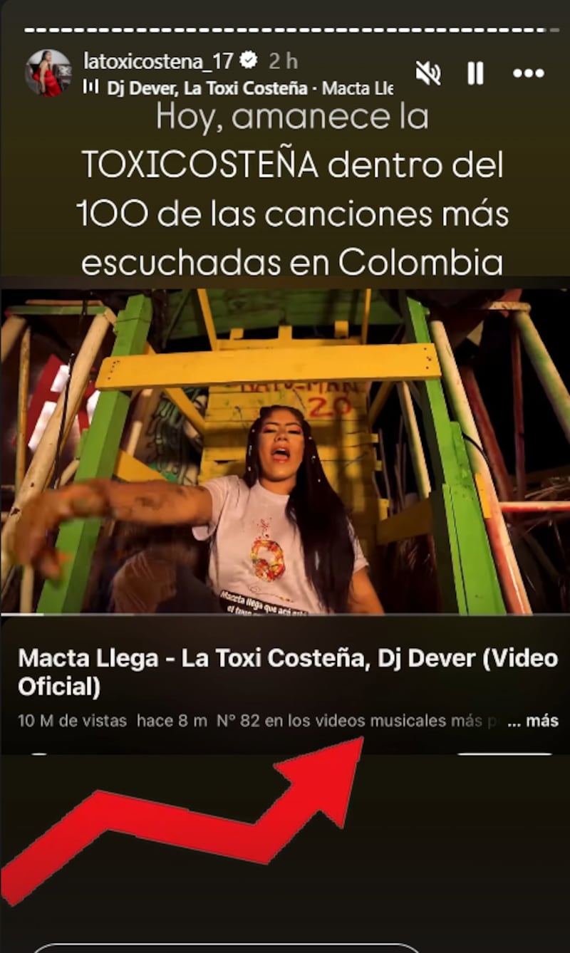 El negocio de La Toxi Costeña con el que gana dinero lejos de RCN