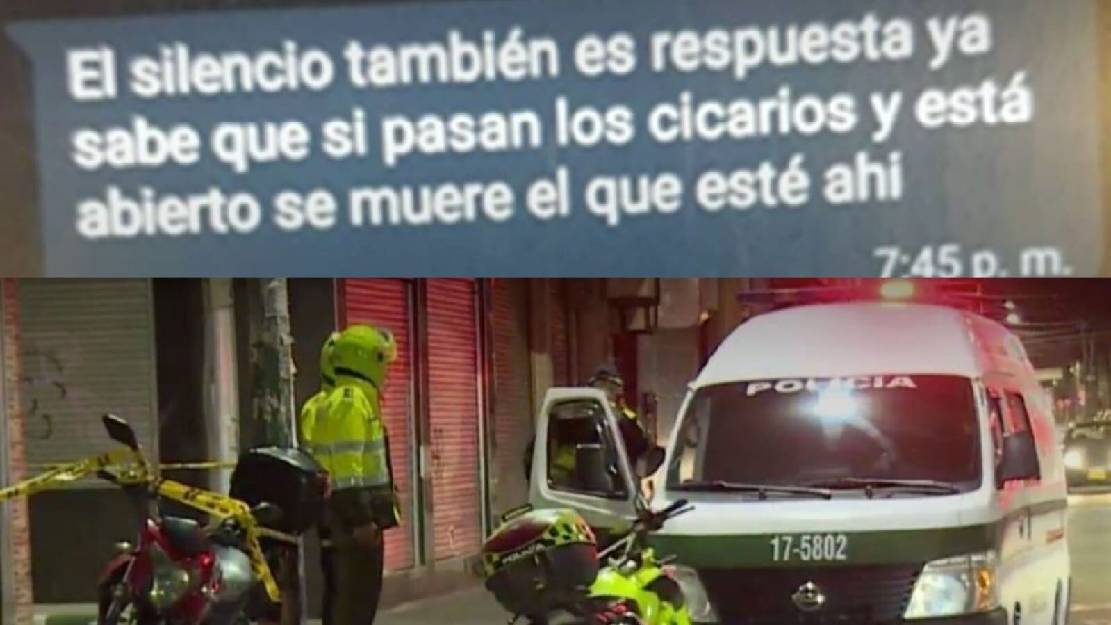 Amenazas de grupo delincuencial "Tren de Aragua".