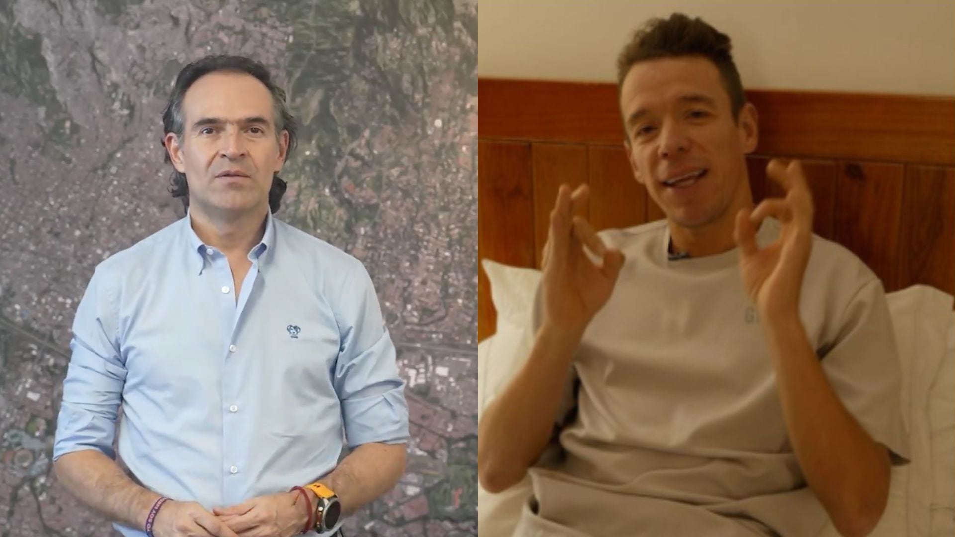 Federico Gutiérrez y Rigoberto Urán