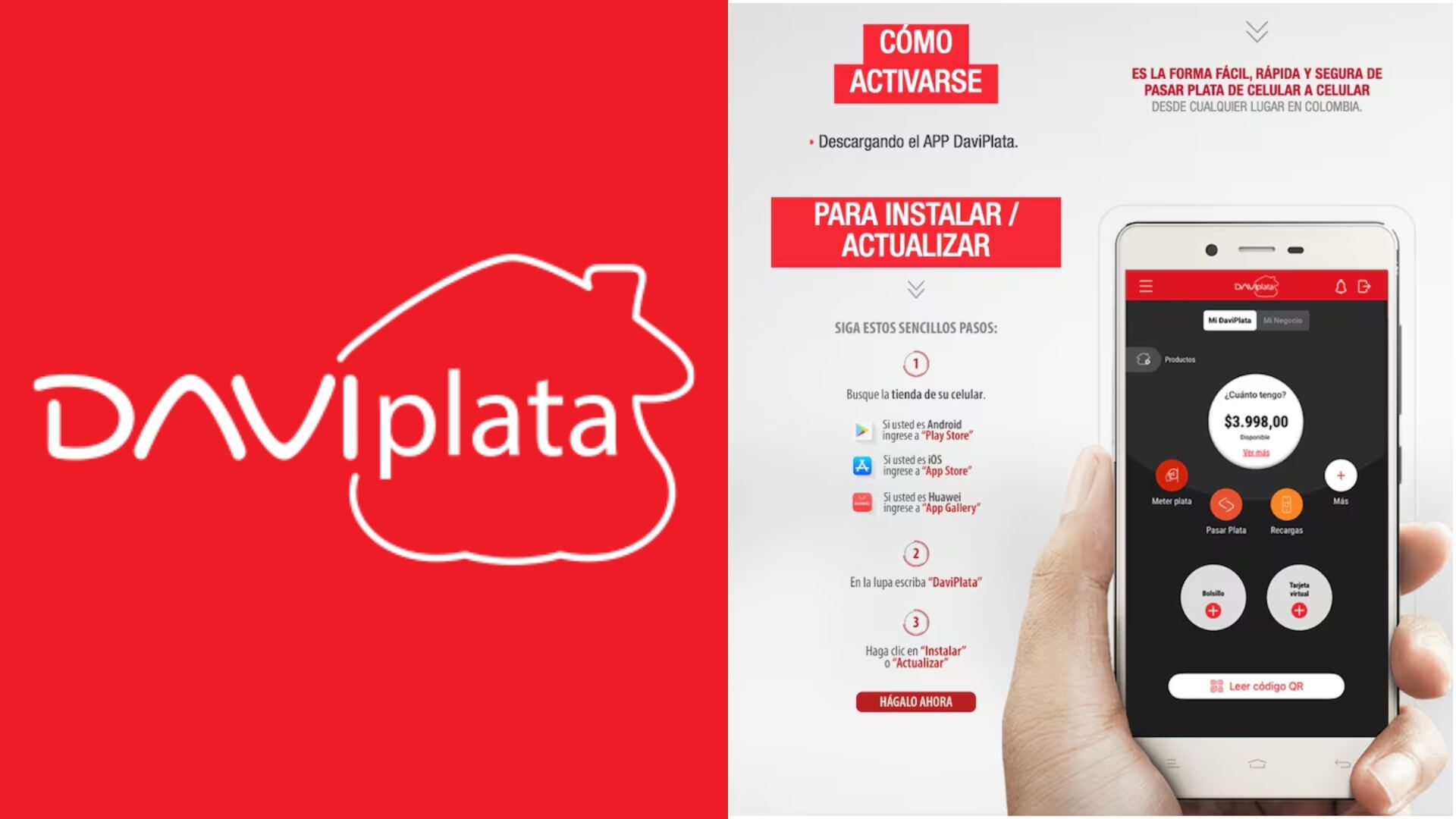 Daviplata cuenta con millones de usuarios en Colombia