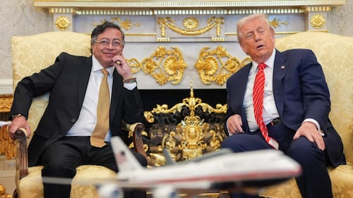 Reunión entre el presidente Gustavo Petro y su homólogo de Estados Unidos, Donald Trump