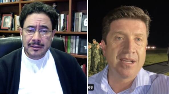 Iván Cepeda y Diego Molano se enfrentan en Twitter por atentado del Huila