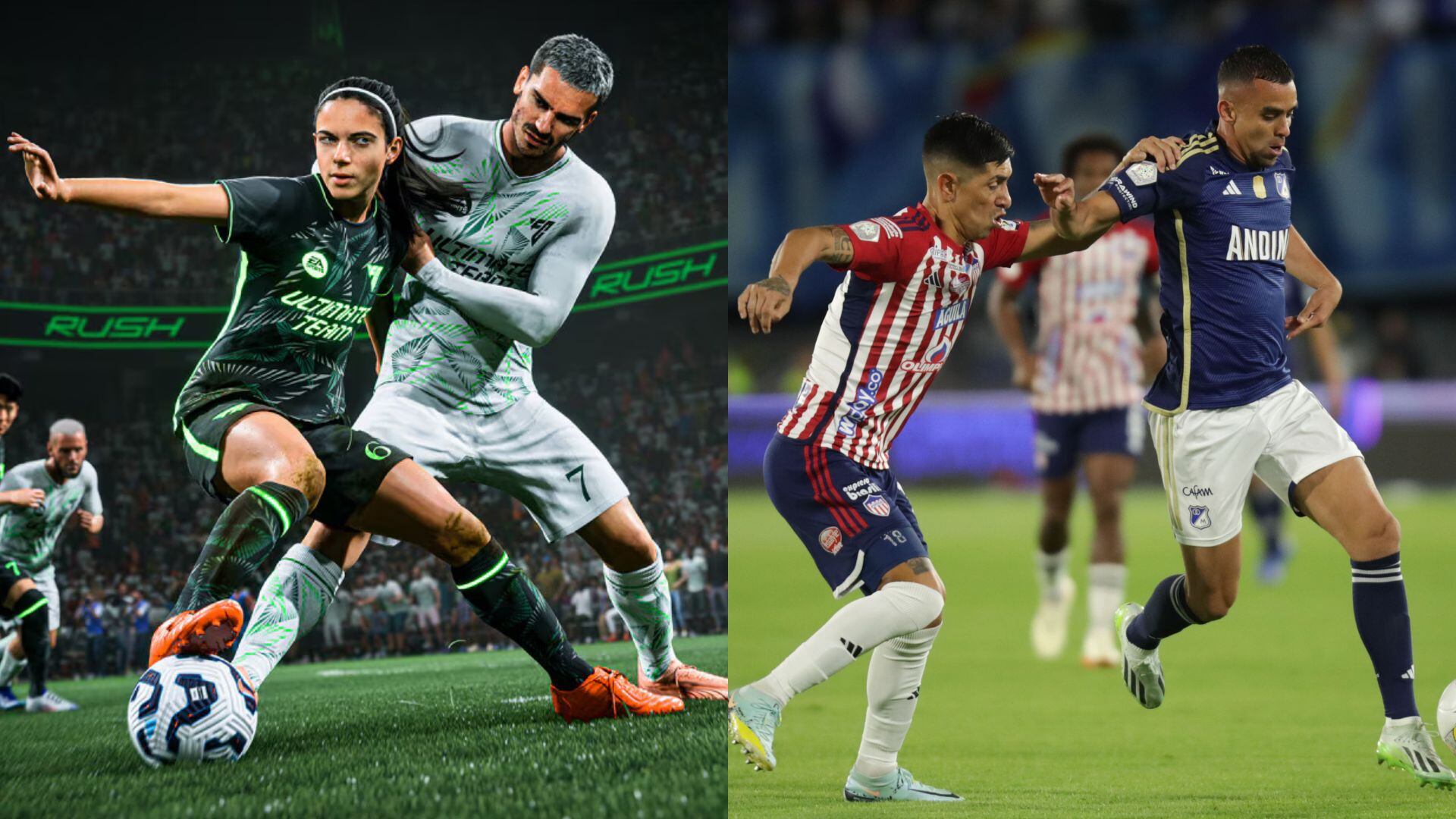 Colombianos reclaman al FC25 por no incluir a la liga colombiana