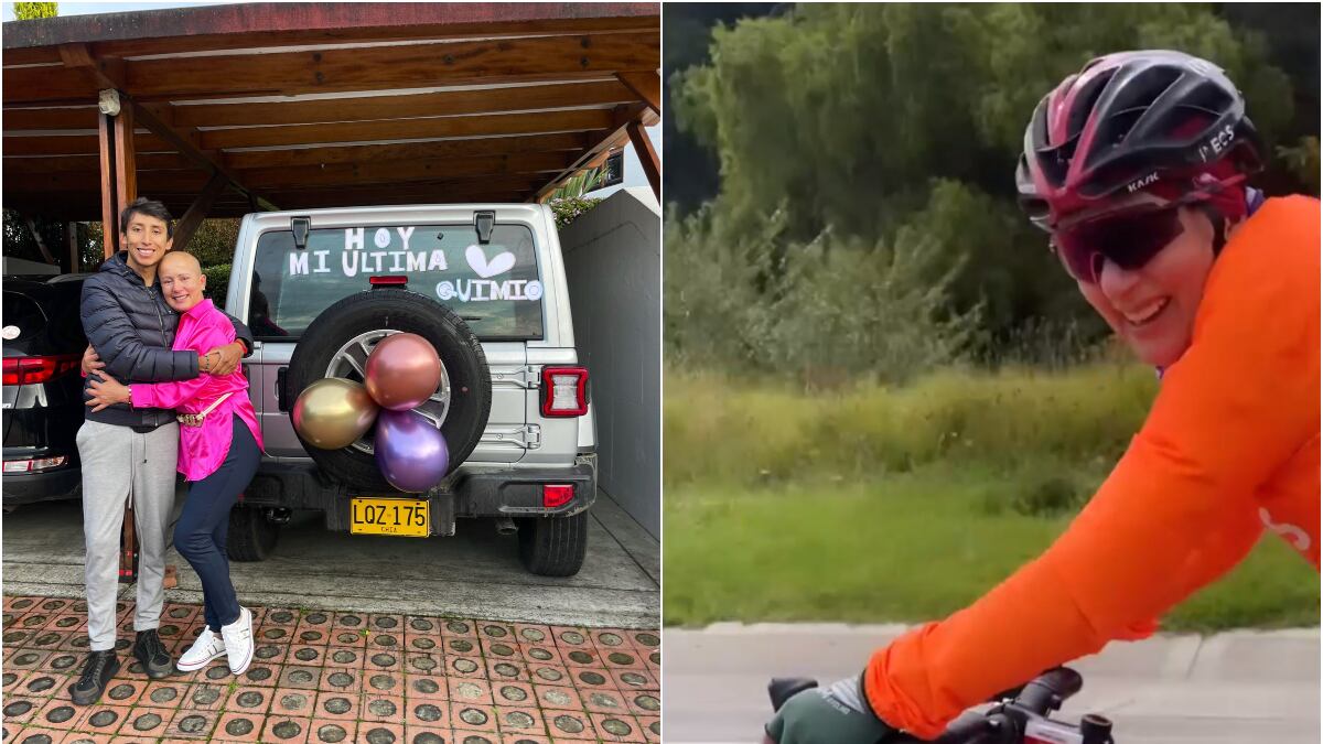 ¡Es de hierro! Flor Gómez, mamá de Egan, salió de su última quimio a montar bici