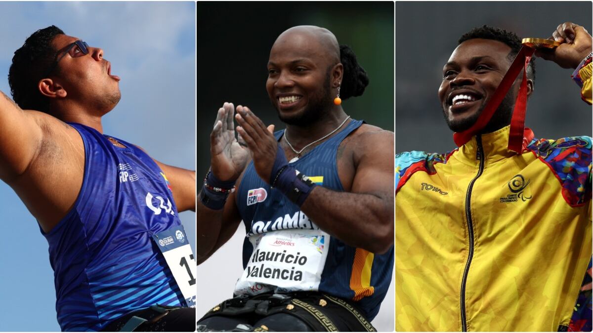 Valencia, Meneses y Lemos le dieron 3 medallas más a Colombia en los Juegos Paralímpicos