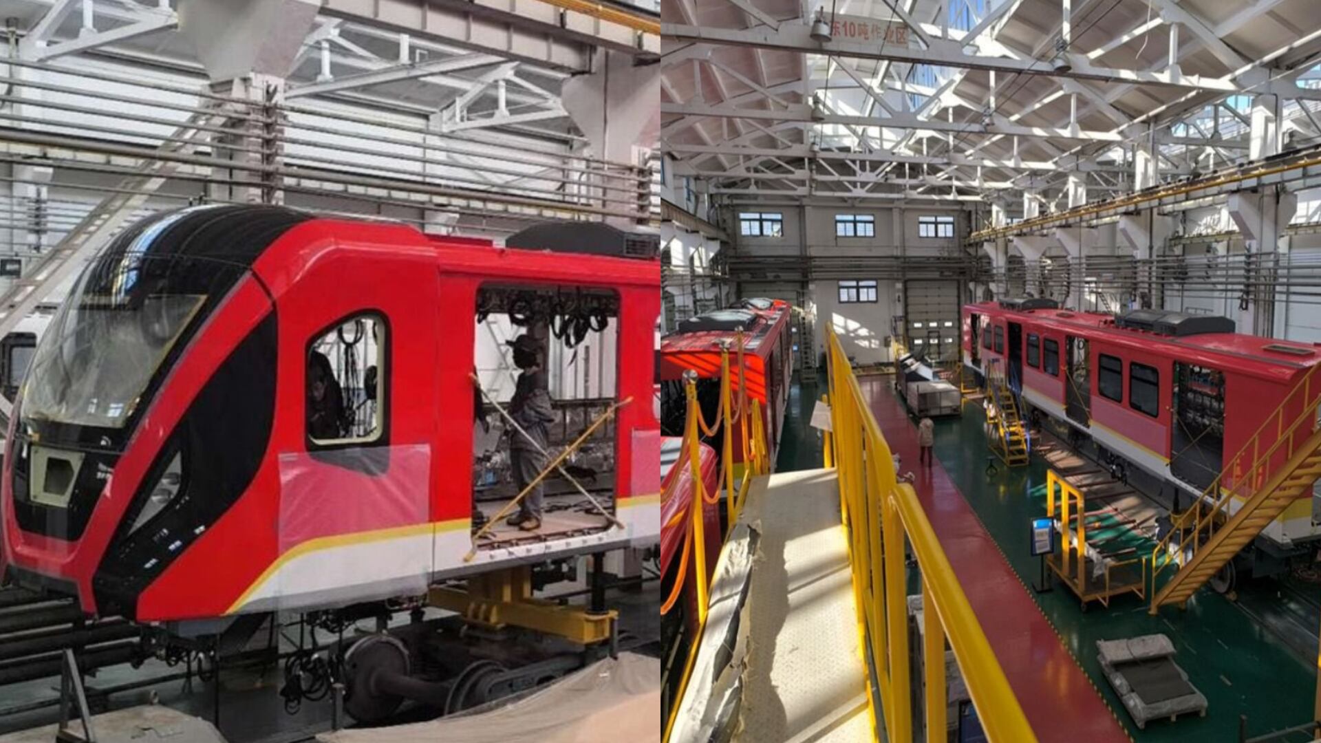 Tren del Metro de Bogotá.