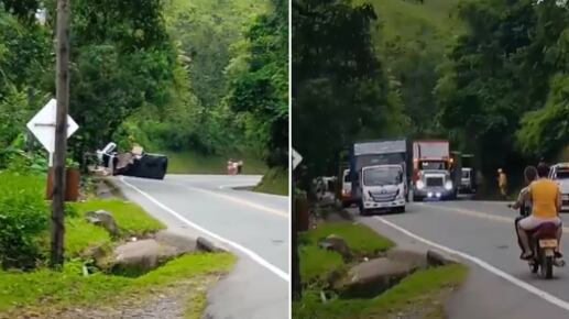 Niños atropellados en Antioquia