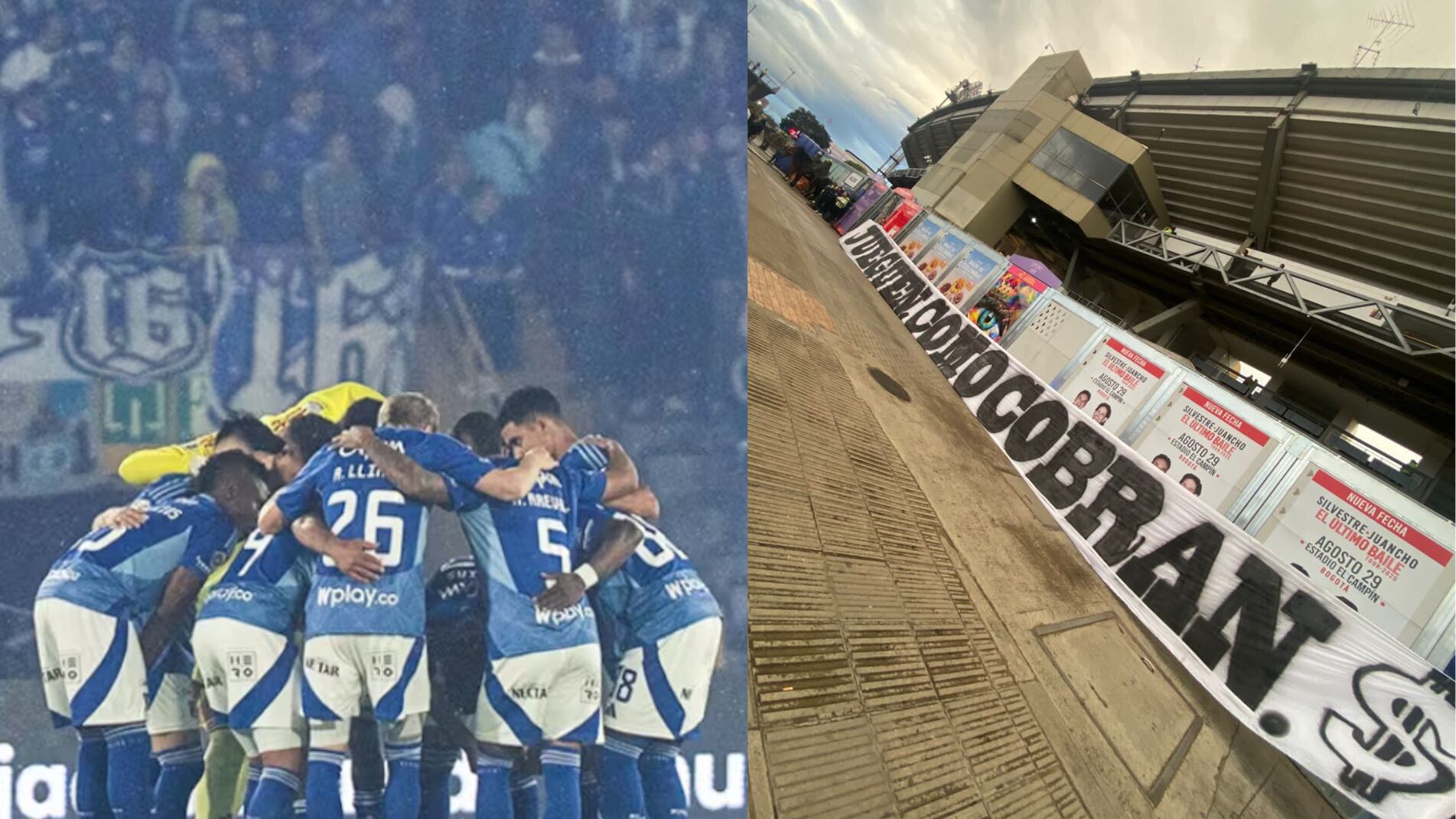 Millonarios y su hinchada