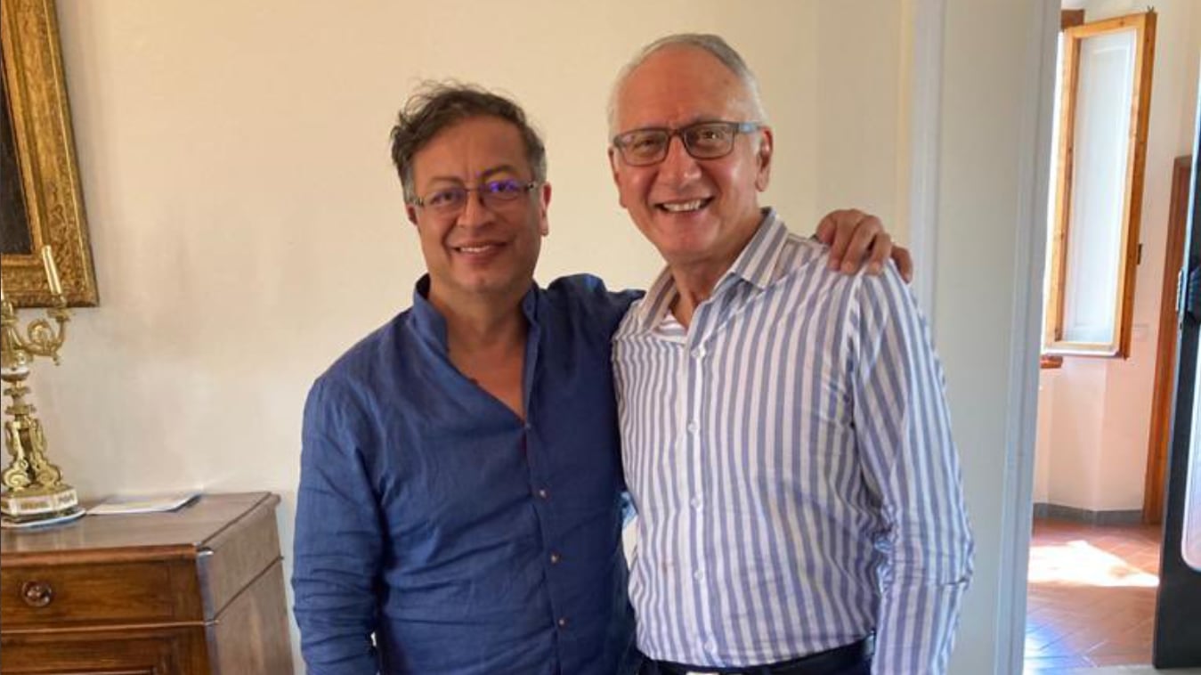 Guillermo Jaramillo y Gustavo Petro