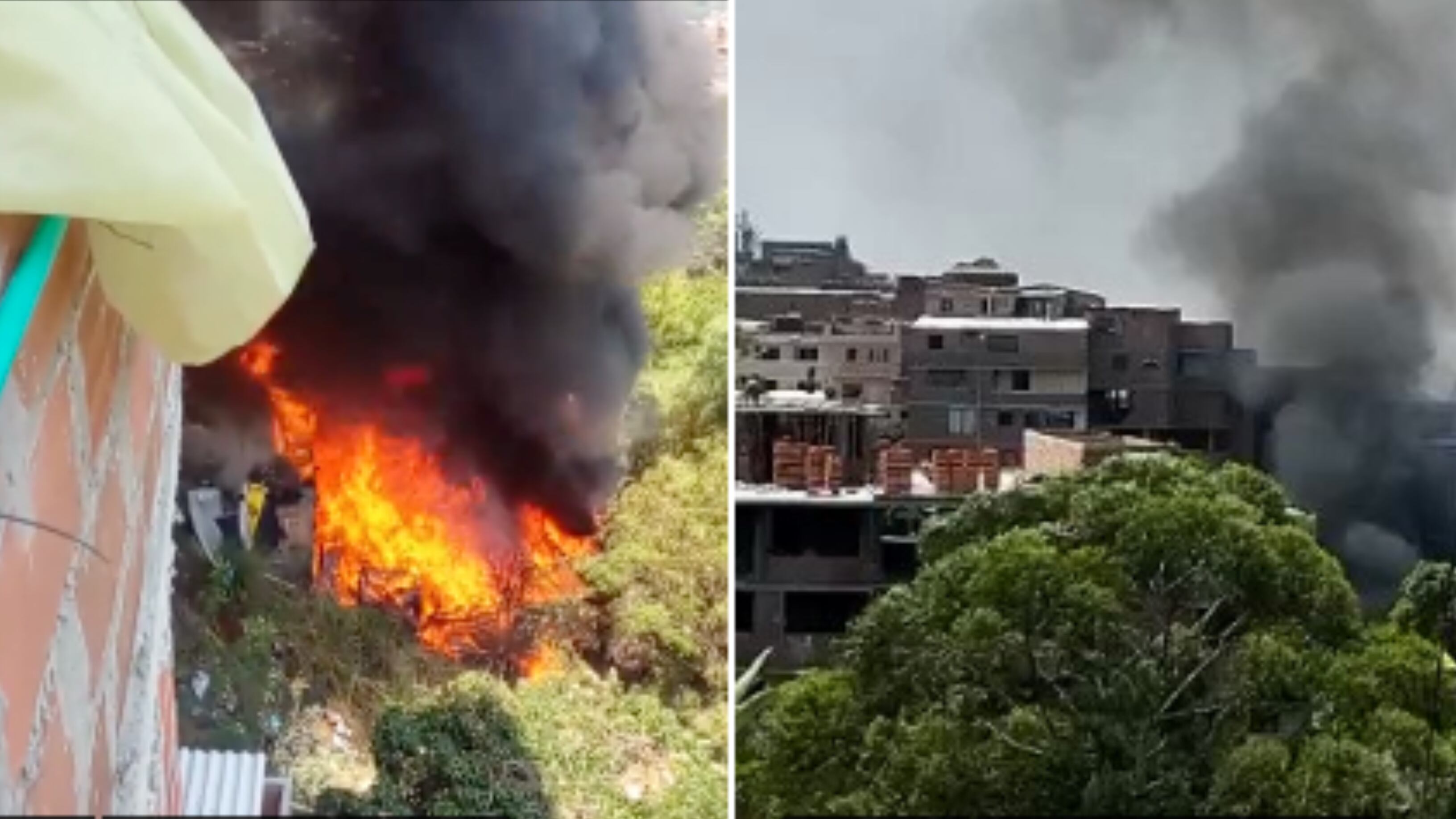 Incendio en Medellín 24 de febrero de 2023.