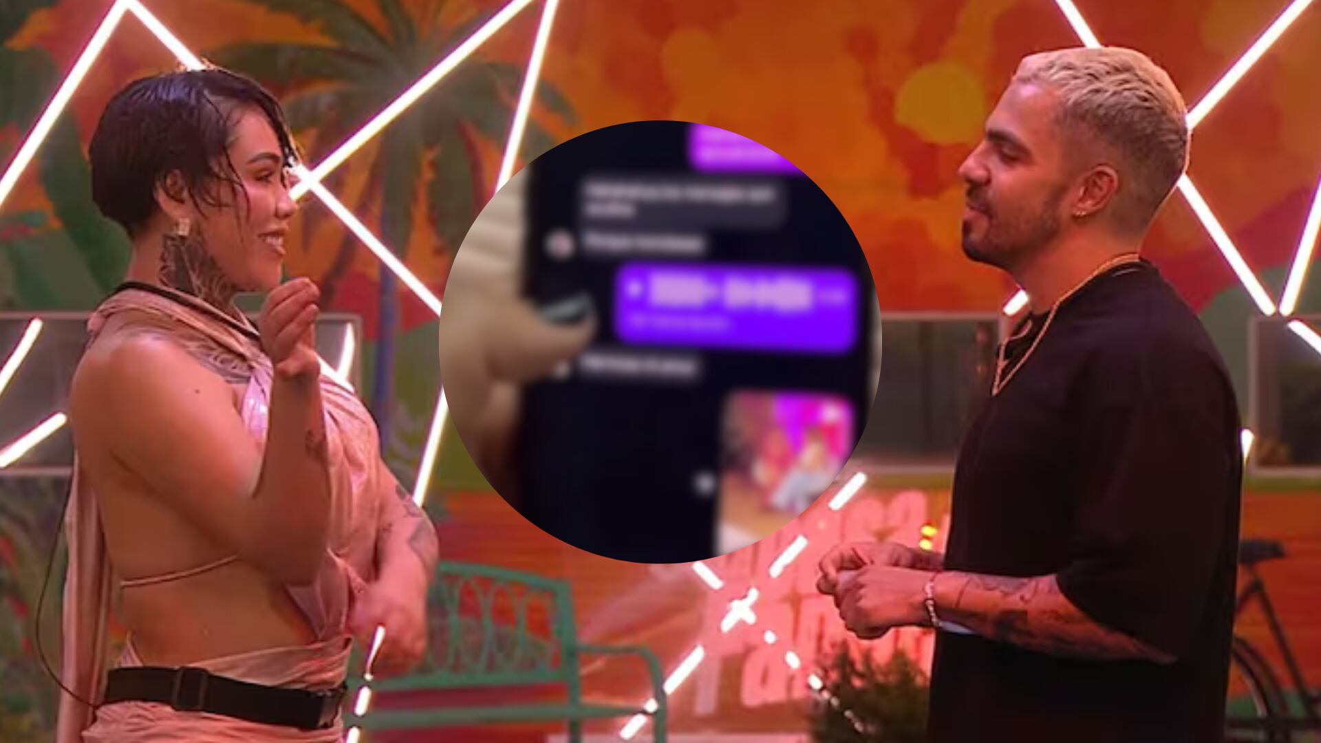 Hermana de Yina Calderón la defendió de ataques en LCDLFC mostrando chats con Altafulla