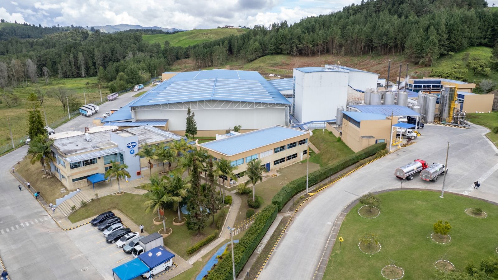 Producción lechera en Antioquia