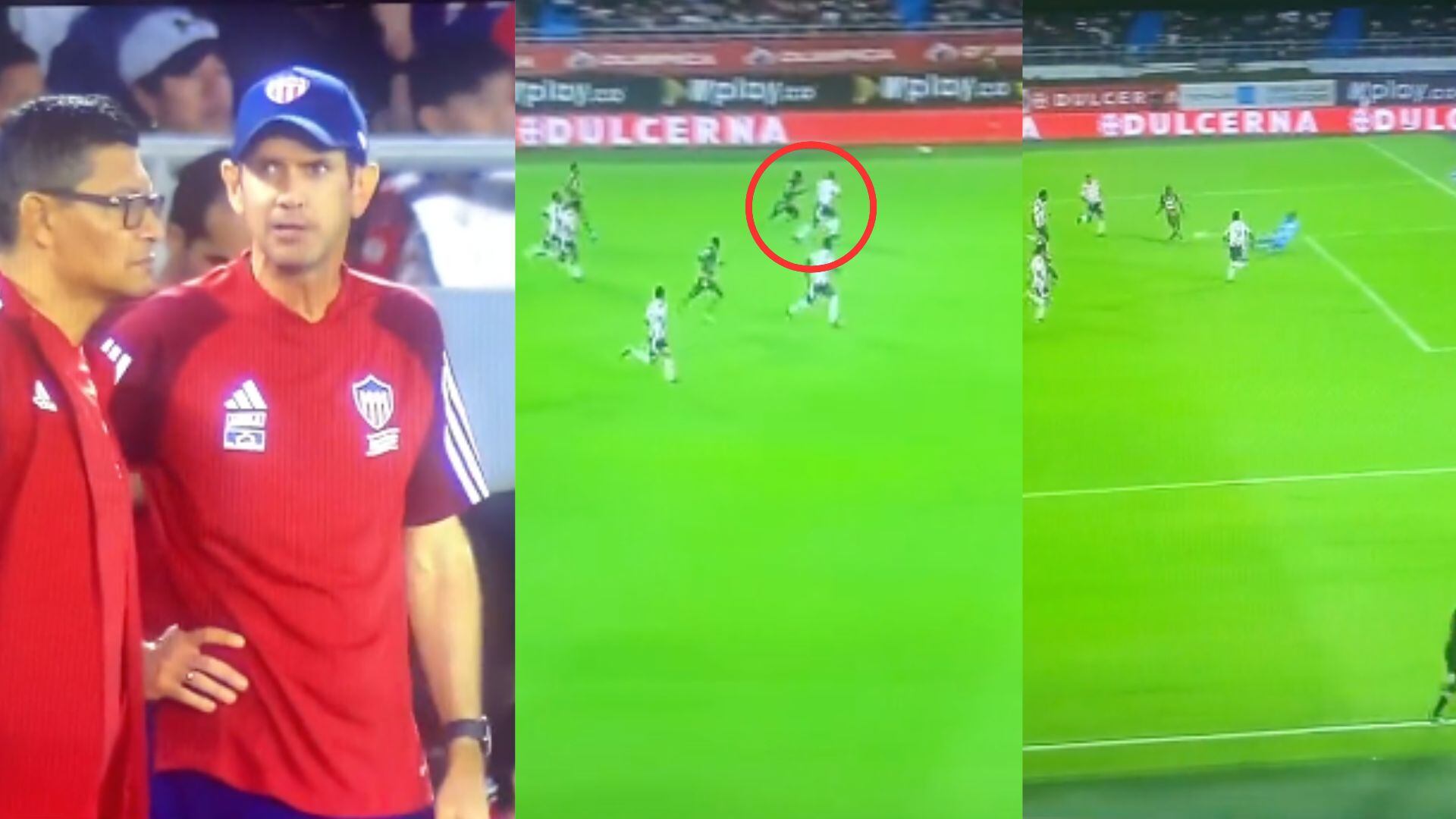 Primer gol de Envigado ante Junior.