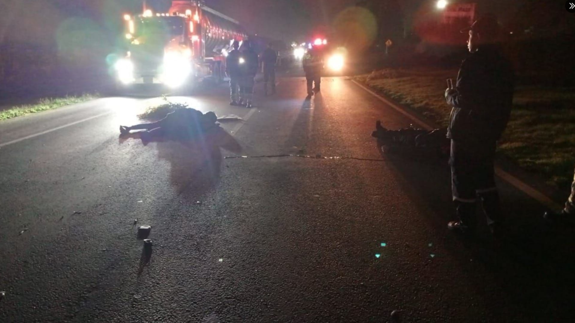 Dos motociclistas fallecieron producto de una accidente de tránsito en la vía Bogotá - Facatativá