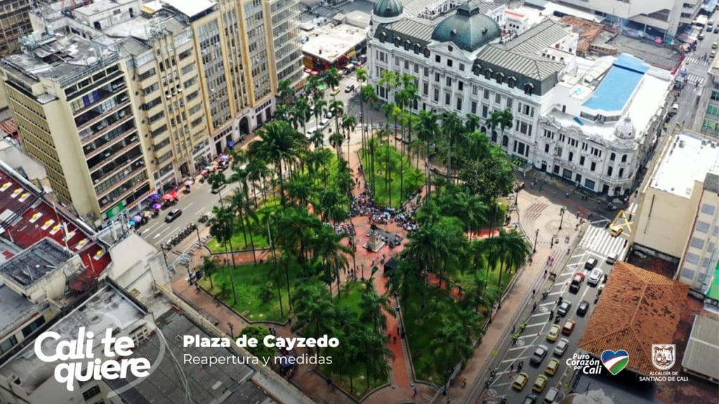 Se reabrirá la Plaza de Cayzedo después de 10 meses de estar cerrada.