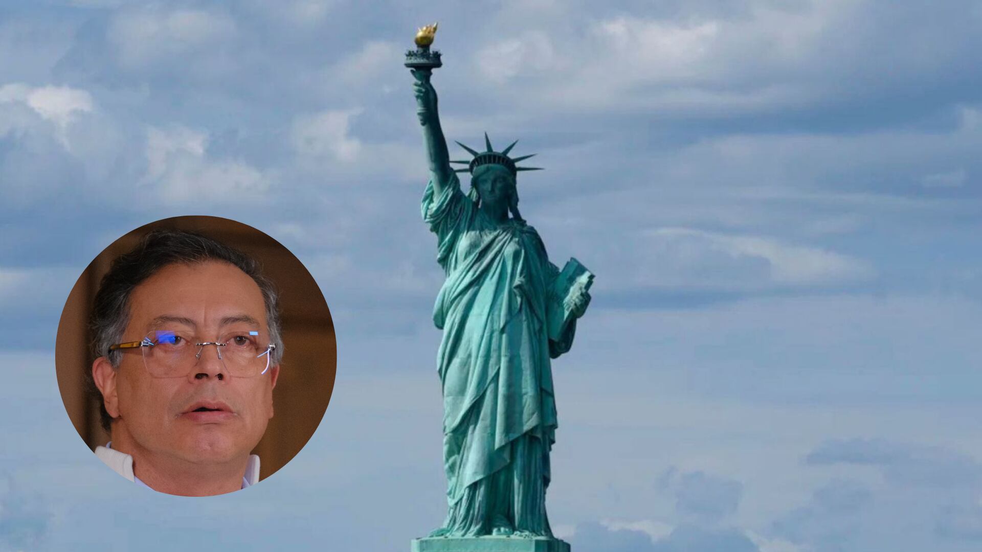 Estatua de la libertad en Cartagena