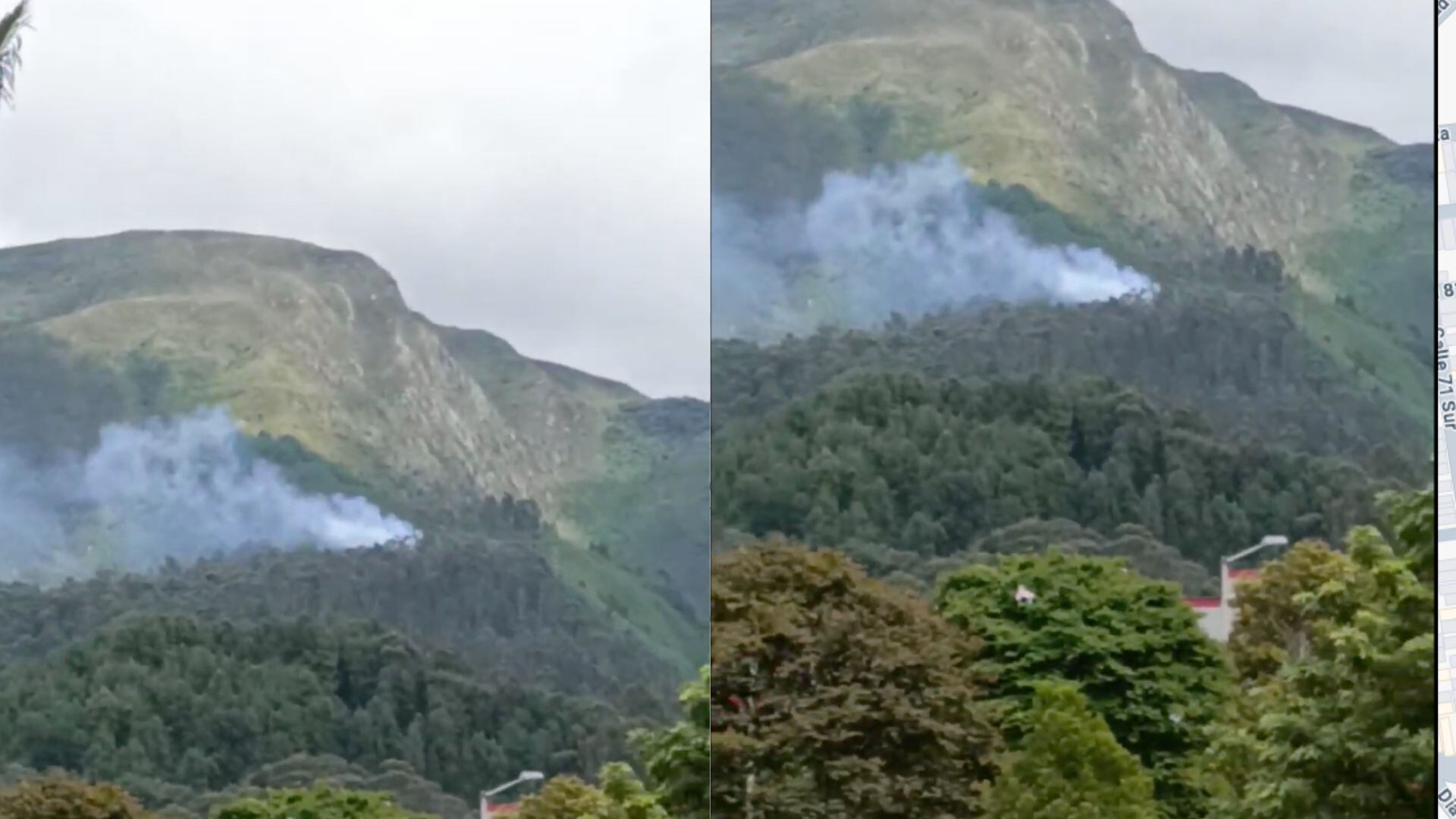 Incendio en San Cristóbal
