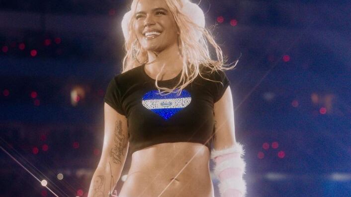 Karol G prepara conciertos en el Estadio San Marcos en Lima.