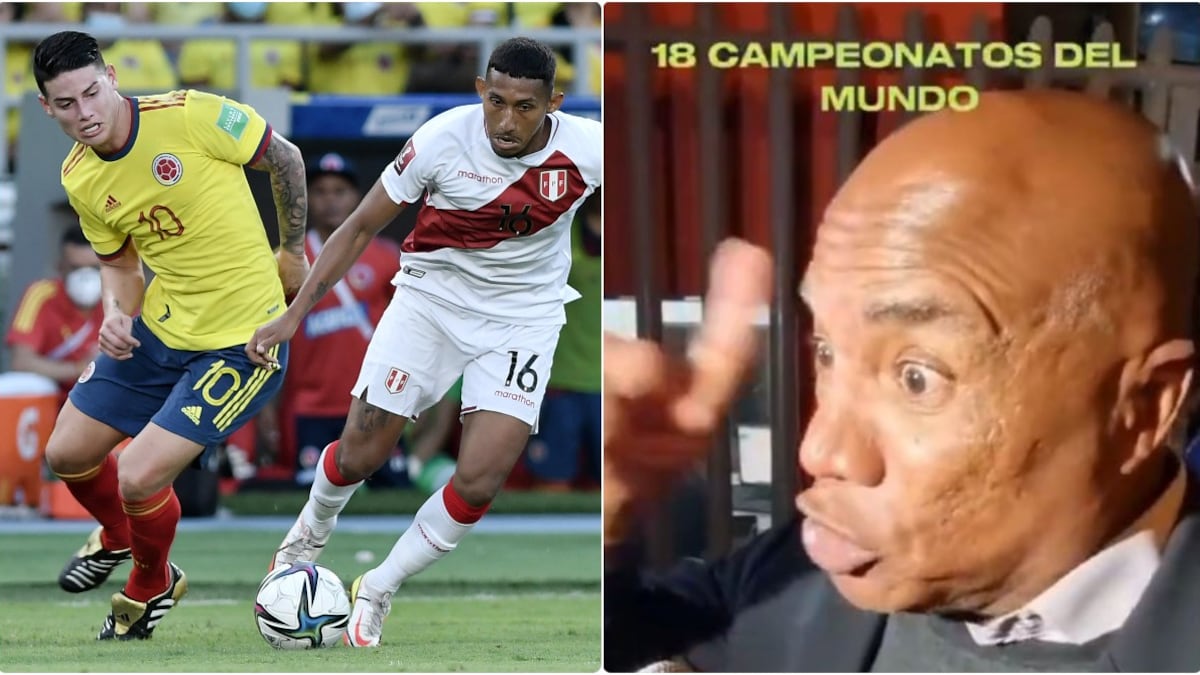 El periodista Jaime Dinas se salió de los chiros y armó tremendo show antes de Perú vs Colombia