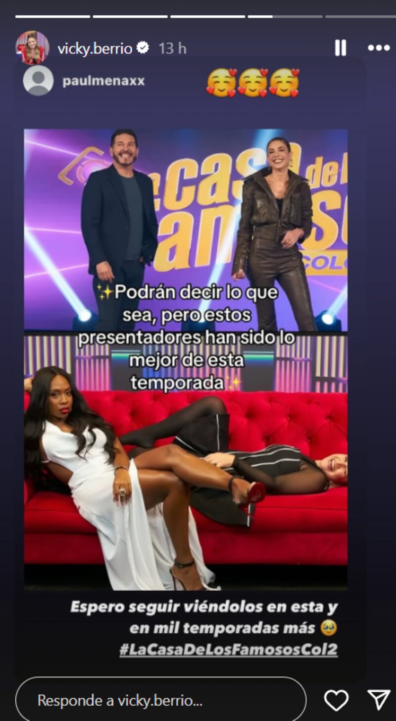 Vicky Berrío de MasterChef habló del posible fin de su contrato con RCN